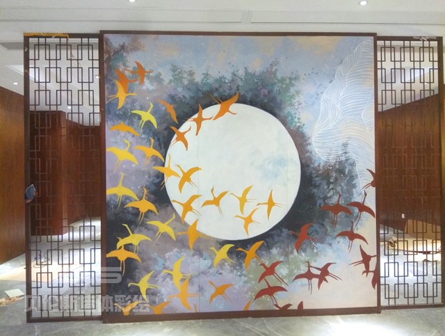 新北曼哈顿真丝画